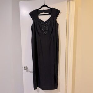 Onyx Nite vintage 90s Black Dress size 20